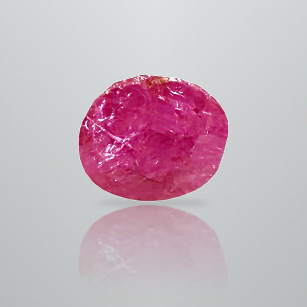 Natural Burma Ruby (Manik) 4.48 Ratti oval mixed cut loose gemstone