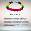 Multicolour Semi Shaded Rainbow Bracelet For Men & Women image 4