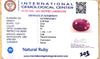 Natural Ruby | Oval Cut | IGC Certified Number: IGCDKBAJ44814 image 2