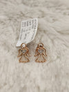 Kisna Collection | Angel-Inspired Diamond Earrings | 1.30 Gm | 0.03 Carat | 14KT | H-I Color | SI Clarity image 1