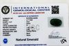 Natural Emerald |25H00| OVAL MIXED | Lab Certified No. IGCDKBAJ46095