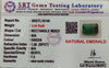 Natural Emerald |25H00| Rectangle | Lab Certified No. SRGTL16140