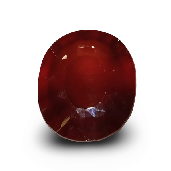 Natural Hessonite Garnet | Oval Mixed Cut | Brownish Orange Gemstone Certificate No.: IGCDKBAJ42737 image 1