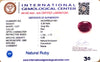 Natural Ruby Gemstone | Oval Mix Cut | IGC Certified | Elegant Red Hue No.: IGCDKBAJ41391 image 2