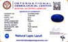 Natural Lapis Lazuli | Oval Cut | Royal Blue | High Pyrite Presence | IGC CertifiedCertificate No.: IGCDKBAJ44667 image 2