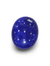 Natural Lapis Lazuli | Oval Cabochon | Deep Royal Blue with Pyrite | Certified by IGC Certificate No.: IGCDKBAJ42484 image 0