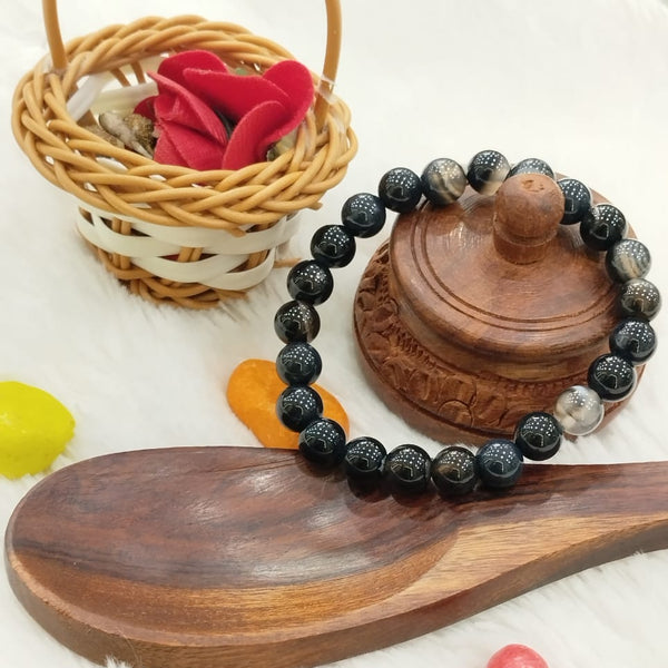 Black Premium Sulemani Hakik Powerful Protective Energy Bracelet For Men & Women image 3