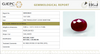 Natural Purplish Red Ruby | Certified Unheated | Oval Mixed Cut Report No. 9581D38672 image 1