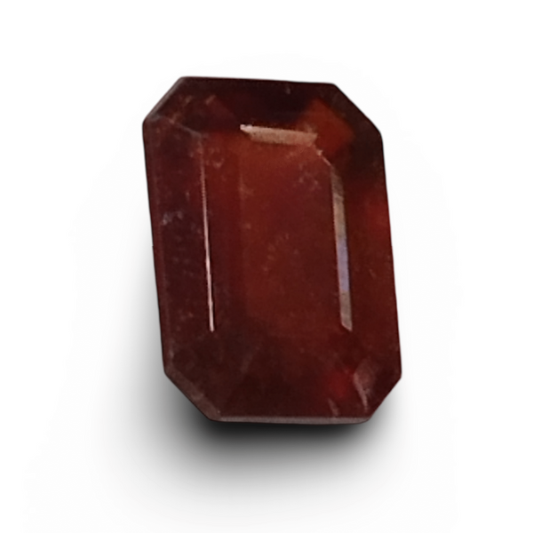 Natural Hessonite (Gomed) | Octa Step Cut | IGC Certified Certificate No.: IGCDKBAJ42803 image 1