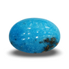 Natural Turquoise | Sea Blue | Oval | Matrix Background | IGC Certified Certification: IGC (IGCDKBAJ44707) image 1