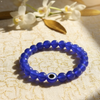 BLUE QUARTZ WITH EVIL EYE BRACELET SATURN image 1