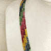 Rainbow 4 String Necklace: A Dazzling Celebration of Color image 1