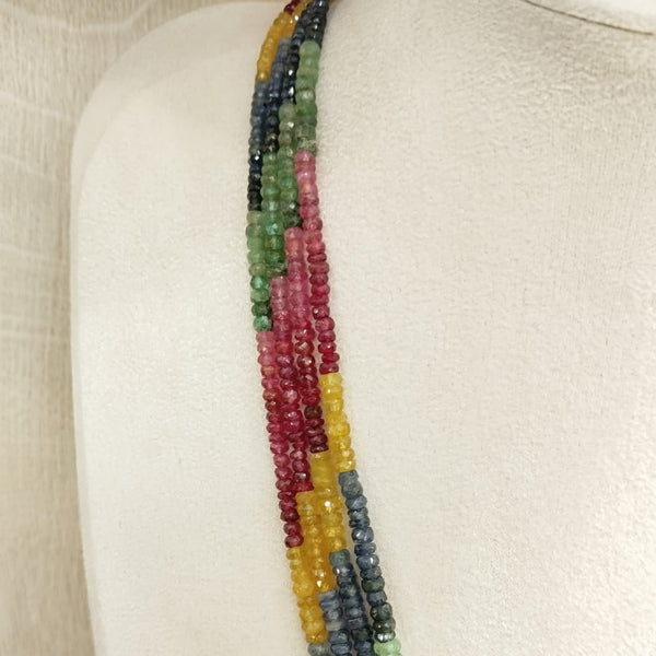 Rainbow 4 String Necklace: A Dazzling Celebration of Color image 1