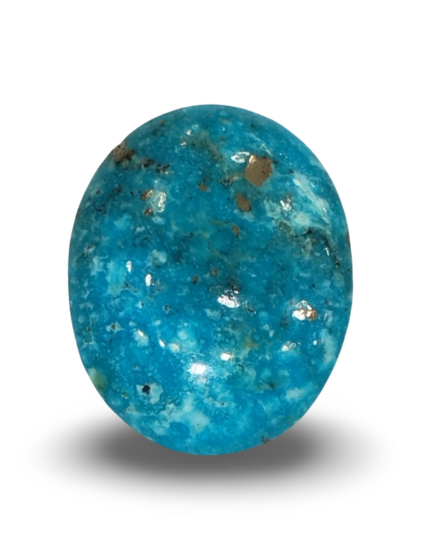 Natural Turquoise | IGC Certified | Oval | Sea Blue with MatrixCertification Number: IGCDKBAJ44699 image 0