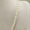 The Natural Pearl Single Line Oval Shape Necklace: A Classic Piece of Elegance 077 image 2