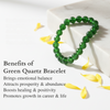 GREEN QUARTZ BRACELET HEALING & ENERGY BALANCING image 3