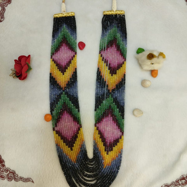 15 Line Rainbow Necklaces: A Kaleidoscope of Color and Elegance image 5