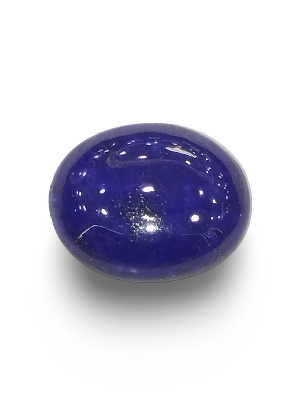 Natural Lapis Lazuli | Oval Cabochon | IGC Certified Certificate No.: IGCDKBAJ42495 image 1