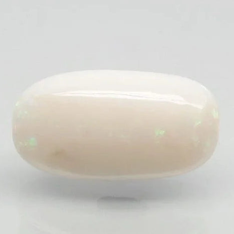 Natural White Opal 14.37 Ratti | Govt. Lab Certified | Untreated Oval Cabochon Gemstone No.: 6810D26548 image 0