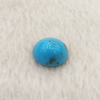 Natural Turquoise Firoza 10.40 Ratti oval cabochon sea blue with matrix