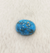 Natural Turquoise Firoza 22.61 Ratti oval cabochon sea blue with golden pyrite matrix