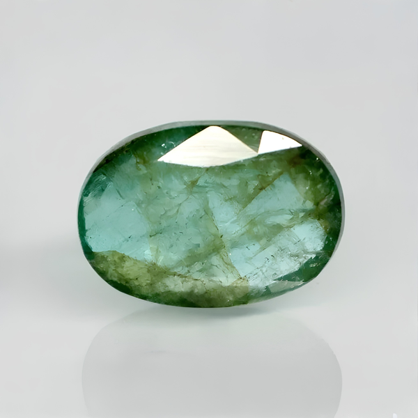 Natural Emerald | Oval Mixed Cut | IIGJ Certified No.: 12859D52921