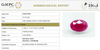 Natural Ruby |12H00|Oval Mixed | Untreated | Govt. Lab Certified | 9581D38702