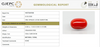 Natural Red Italian Coral |6H50| Oval Cabochon | Govt. Lab Certified | Report No.11877D47658