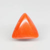 Natural Red Italian Coral |8H50|Triangular Cabochon | Govt. Lab Certified | Report No.11836D47509