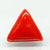 Natural Red Italian Coral |8H50| Triangular Cabochon | Govt. Lab Certified | Report No. 12675D51978