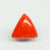 Natural Red Italian Coral |7H50| Triangular Cabochon | Govt. Lab Certified | Report No. 11775D47387