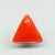 Natural Red Italian Coral |7H50| Triangular Cabochon | Govt. Lab Certified | Report No. 11836D47512
