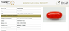 Natural Red Italian Coral |12H50| Oval Cabochon| Govt. Lab Certified | Report No. 12675D51969