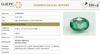 Natural Emerald |55K00| Govt. Lab Certified | OvalMIXED | Report No- 12758D52407