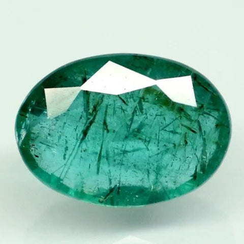 Natural Emerald |45K00| Govt. Lab Certified | Oval Mixed| Report No- 12758D52408