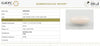 Natural Fire Opal 5.95 Ratti |40H00|Oval Cabochon | Govt. Lab Certified No.: 6699D25929