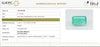 Natural Emerald | 20H00| Govt. Lab Certified Octagon Step Report No- 10701D43168