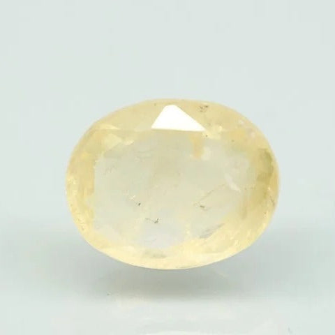 Natural Yellow Sapphire |KB 55P00| Oval Mixed | Transparent | Govt. Lab Certified | Report No. 11934D48155