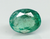 Natural Emerald (Panna) oval mixed cut loose gemstone, report no. 12938D53285