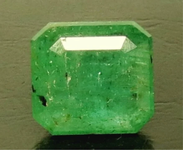 Natural Emerald (Panna) octagon step cut loose gemstone, report no. 13438D54812