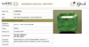 IIGJ certificate 13438D54814 for natural Emerald from Tushar Gems