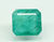 Natural Emerald 8.98 ct octagon step cut loose gemstone, green, IIGJ certified report no. 13439D54820