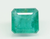 Natural Emerald 8.57 ct octagon step cut loose gemstone, green, IIGJ certified report no. 13439D54821