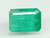 Natural Emerald 5.07 ct octagon step cut loose gemstone, green, IIGJ certified report no. 13439D54823