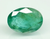 Natural Emerald 6.80 ct oval mixed cut loose gemstone, green, IIGJ certified report no. 13439D54828