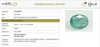 IIGJ Research & Laboratories GJEPC India gemmological report 13439D54831 for natural emerald
