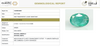 IIGJ Research & Laboratories GJEPC India gemmological report 13439D54835 for natural emerald