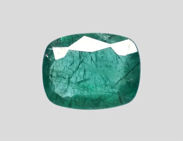 Natural Emerald (Panna) cushion mixed cut loose gemstone, report no. 13486D55311
