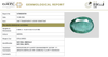 IIGJ certificate 13760D56709 for natural Emerald from Tushar Gems