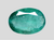 Natural Emerald (Panna) oval mixed cut loose gemstone, report no. 13760D56709
